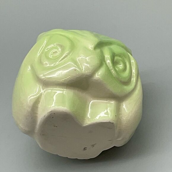 Vintage Primitive Owl Ceramic  Toothpick Holder Kitsch - Picture 6 of 10